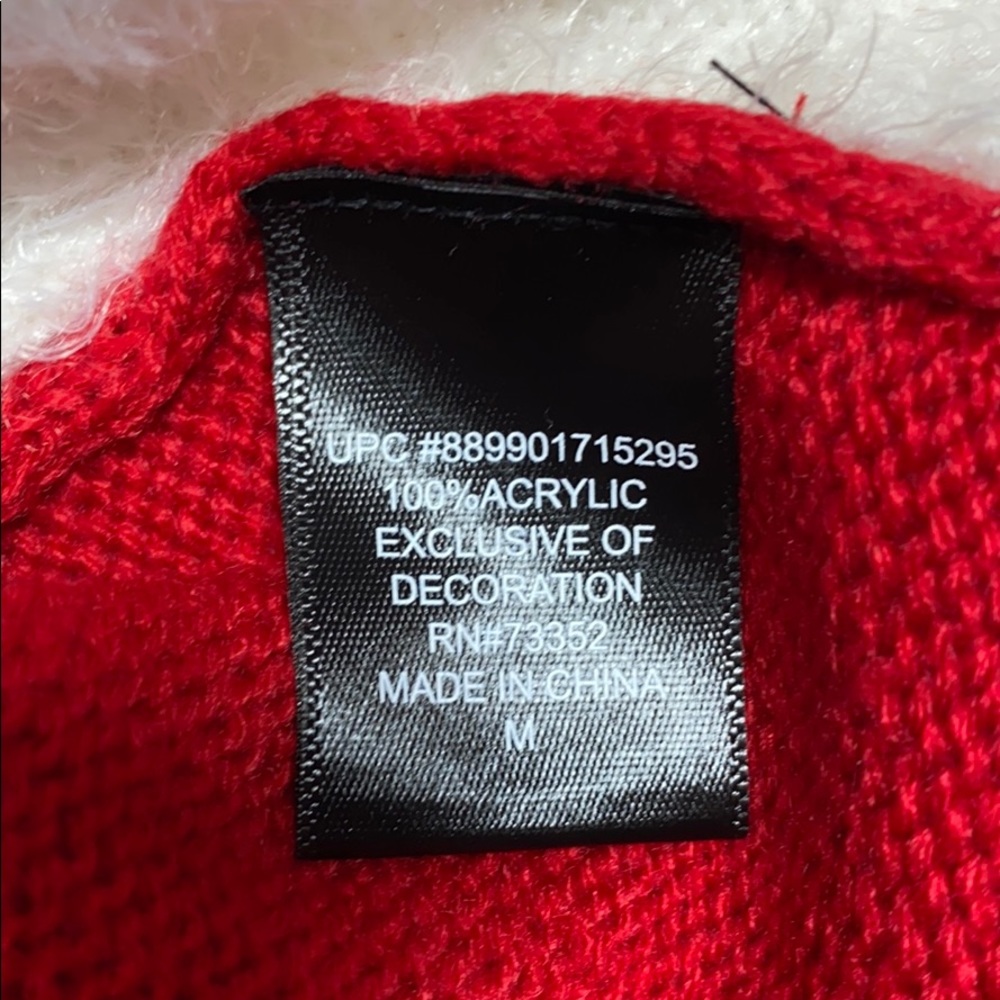 United States Sweater XMas Santa Elf Sweater New - Picture 11 of 12